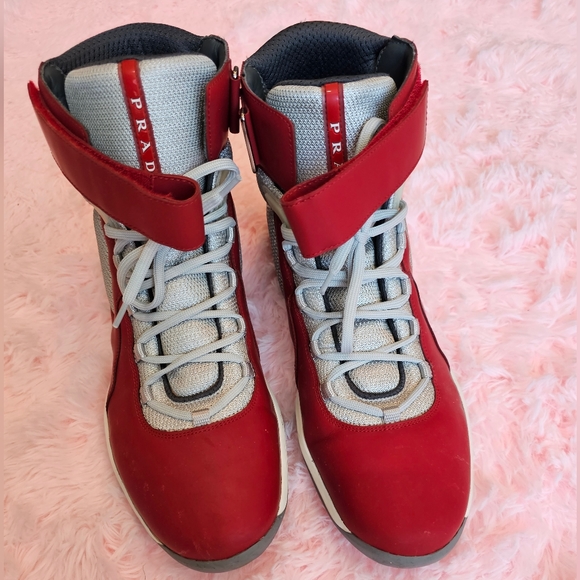 Prada Punta Ala high-top sneaker boot - Picture 5 of 5